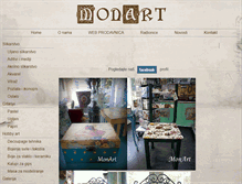 Tablet Screenshot of monart.co.rs