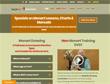 Tablet Screenshot of monart.com